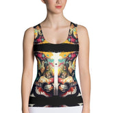 Guitar Speaks, I Listen Sublimation Cut & Sew Tank Top - Beyond T-shirts